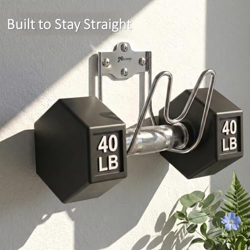 JBscoop Garden Water Hose Holders for Outside wall Mount - Silver SUS304 Garden Hose Hangers, Hose Hanger Hose Hooks for Water Hose, Extension Cords