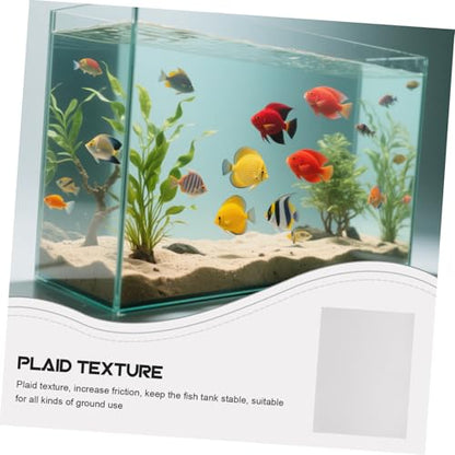 Toddmomy Non Slip Aquarium Leveling Mat Foam Pad for Vibration Absorption Noise Reduction and Secure Placement Fish Tank Mat for Home Use