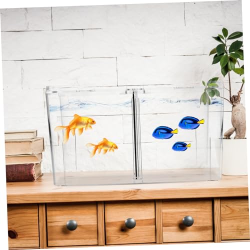 Mikikit Multi-Functional Fish Breeding Isolation Box Aquarium Hatching Container Cover for Safe Spawning and Separation of Aggressive Fish