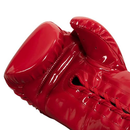 TITLE Boxing Inferno Intensity Lace Training Gloves - MMA, Kickboxing, Punching Bag, Sparring - 14, 16, 18oz - color: Red/White, size: 16 oz