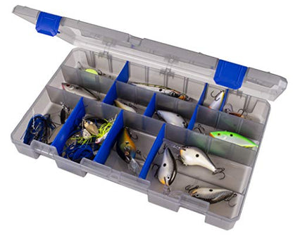 Flambeau Outdoors Zerust MAX 5003ZM Tuff Tainer - Partial Bulk Storage Compartment Section, 25 Compartments and 15 Removable Dividers 14.25" L x 9.125" W x 2" D Fishing and Tackle Storage Utility Box