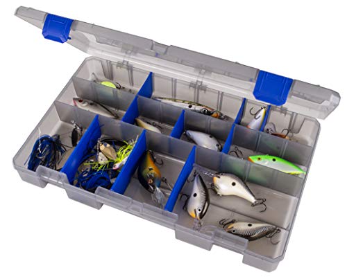 Flambeau Outdoors Zerust MAX 5003ZM Tuff Tainer - Partial Bulk Storage Compartment Section, 25 Compartments and 15 Removable Dividers 14.25" L x 9.125" W x 2" D Fishing and Tackle Storage Utility Box - size: 5003ZM - 14.25" x 9.125" x 2"