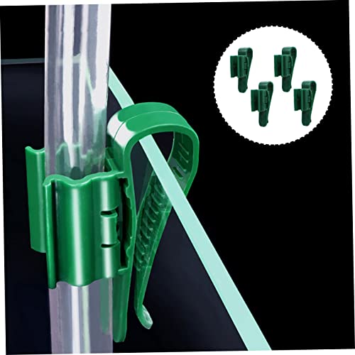 FRCOLOR 8pcs Water Bucket Clips for Fish Tank Multifunctional Aquarium Holder for Hose Pipe and Inlet Outlet Fixing Plastic Clips