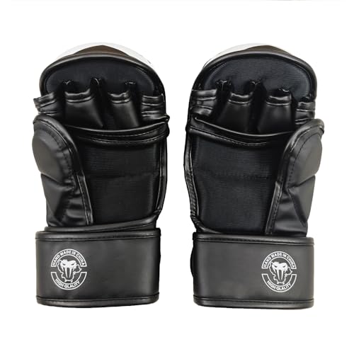 YWChenzy Fighting MMA Sparring Gloves Open Palm Martial Arts Boxing Punching Bag Training Gloves - color: sst12