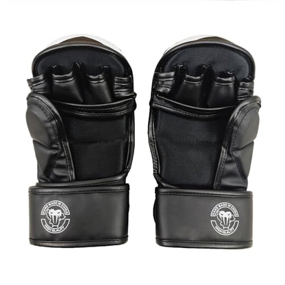 YWChenzy Fighting MMA Sparring Gloves Open Palm Martial Arts Boxing Punching Bag Training Gloves - color: sst12