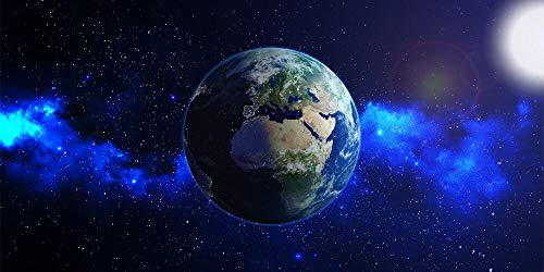 Earth Aquarium Background Poster PVC Fish Tank Decorations Landscape 24 48 72 (48" x 18"/ 122 x 46cm)