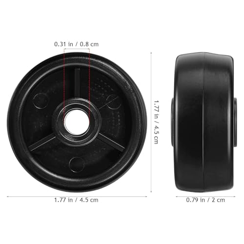 DECHOUS Plastic Roller Wheel Replacement for Fitness Equipment