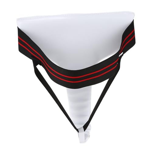 Dioche Protective Cup Womens Taekwondo Groin Guard - Ergonomic Design Boxing Karate Protector for Optimal Coverage - Durable PU Leather - Size L - size: Small