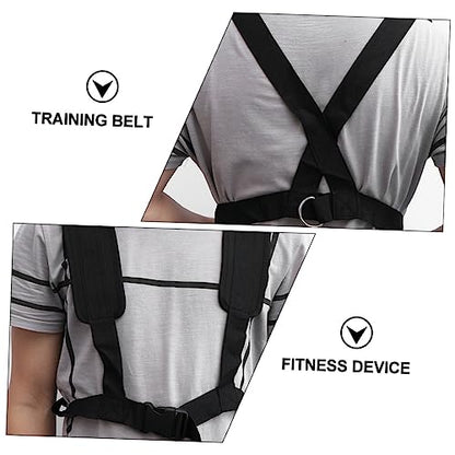 2pcs Sled Harness Weight-bearing Shoulder Straps Physical Belt