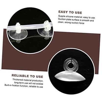 25pcs Aquarium Cup Clips for Airline Tubing Fixing Hose Clamp for Fish Tank Lightweight for Fish Farmers and Aquarium Enthusiasts Easy to Replace