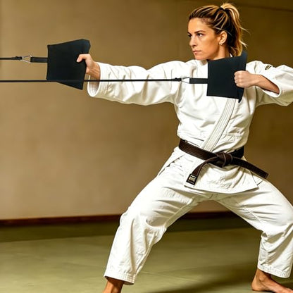 Jiu Jitsu Grip Trainer Simulating - Gi-BJJ Resistance Bands Kit, Grip Endurance Training for Judo, Wrestling Kimono