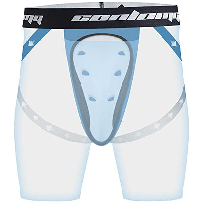 COOLOMG Athletic Cup Youth Men Sports Cup Baseball Football Boxing - size: Small