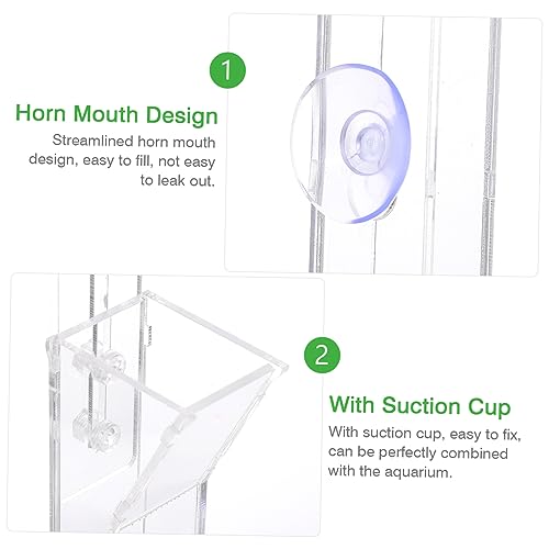 BESPORTBLE Shrimp Feeder Tube Feeding Tool Scale for Aquarium and Pets for Corals Shrimps and Guppies Medium Feeding
