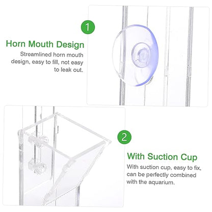 BESPORTBLE Shrimp Feeder Tube Feeding Tool Scale for Aquarium and Pets for Corals Shrimps and Guppies Medium Feeding