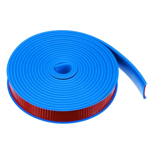 HARFINGTON U-Shape Edge Banding 1" x 20ft (25mm x 6M) Self Adhesive TPE Flexible Veneer Tape Soft Edge Strip Protector for Furniture Cabinet Table Protection Repair, Blue - color: Blue, size: 1" (25mm)