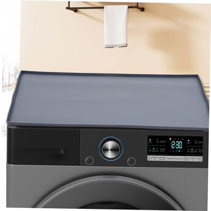 STOBOK Silicone Washer Dryer Top Protector Mat Non-slip Cushion for Washing Machine Dryer Pad for Stability Cleanliness Laundry Rooms