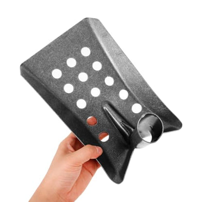 Toddmomy Sewer Shovel Mud Sifting Shovel with 1.5Cm Holes Multi-Use Drain Scoop Tool for Catch Basin Ditch Garden Cleaning 9.44X5.90X5.51 Inch