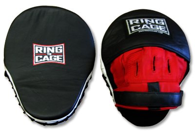 Leather Curved Punch Mitts for Boxing, Muay Thai, MMA, Kickboxing, Martial Arts