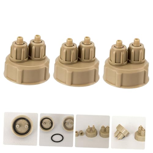 ORFOFE 4Pcs Portable DIY Bottle Caps for Aquarium Lightweight Replacement Lids Easy to Install for Carbonated Beverages for DIY Diffusers and Bottle Decor
