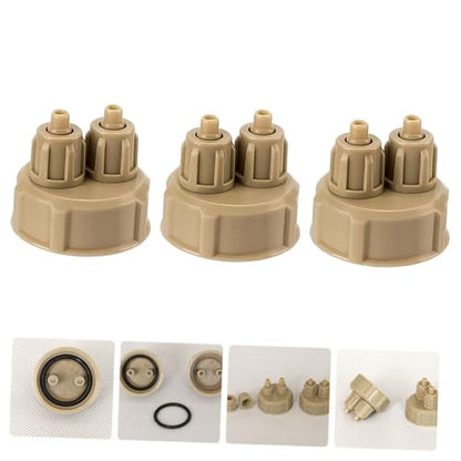 ORFOFE 4Pcs Portable DIY Bottle Caps for Aquarium Lightweight Replacement Lids Easy to Install for Carbonated Beverages for DIY Diffusers and Bottle Decor