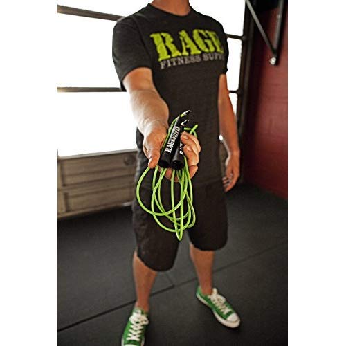 Rage Fitness R2 Speed Jump Rope, Adjustable PVC, Smooth Bearings