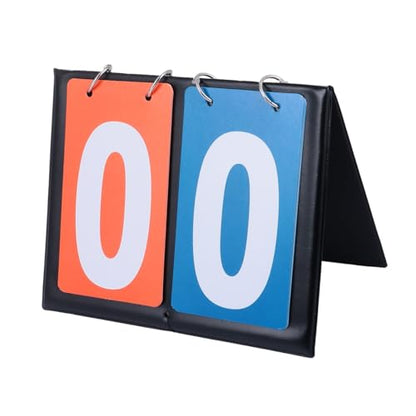 PRETYZOOM Double-Sided Flip Score Counter 2-Digit Manual Score Flipper for Sports Game Night and Training