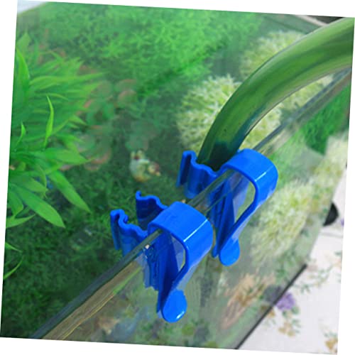Didiseaon 8pcs Water Hose Clip Tube Hanger for Fish Tank Aquarium Easy Installation Hose Clamp for Securely Holding Water Tubes