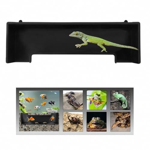 Shrimp Cave Aquarium Tunnel - Fish Tank Decorations, Corner Hideout, Hides for Aquarium - Tank Accessories - color: Underground Tunnel Black 2pcs