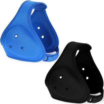 Jerify 2 Pcs Wrestling Headgear for Kid Youth, Black,Blue - color: Black,Blue
