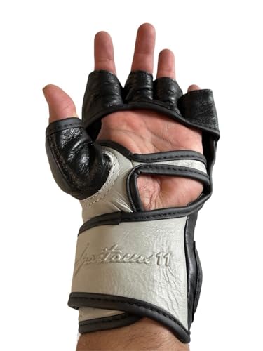 Victorbudo MMA Gloves for Men & Women, Martial Arts Bag Gloves, Kickboxing Gloves with Open Palms, Boxing Gloves for Punching Bag, Sparring, Muay Thai, MMA - size: Large