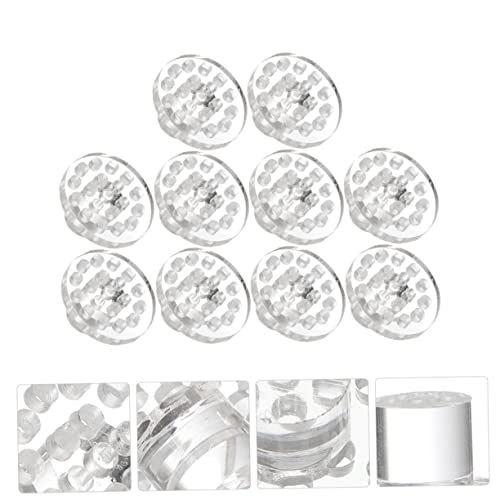 LIOOBO 2sets Acrylic Tank Base Rack for Aquarium Marine Source Decor Smooth Line 10pcs*2