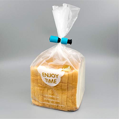 6 Pcs Premium Grade Food Bag Squeeze Clips Bread Clips Rubber Lid Non-Slip Sealer Bag Cinches Easy Use Lock - color: 6pcs