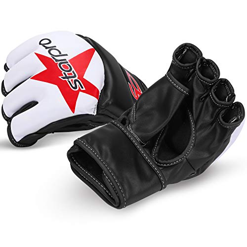 Starpro | Light & Durable MMA Gloves | Great for Grappling & Sparring | MMA Gloves for Men, MMA Gloves Women, MMA Sparring Gloves, MMA Gloves Men, MMA Training Gloves, MMA Boxing Gloves - size: Large