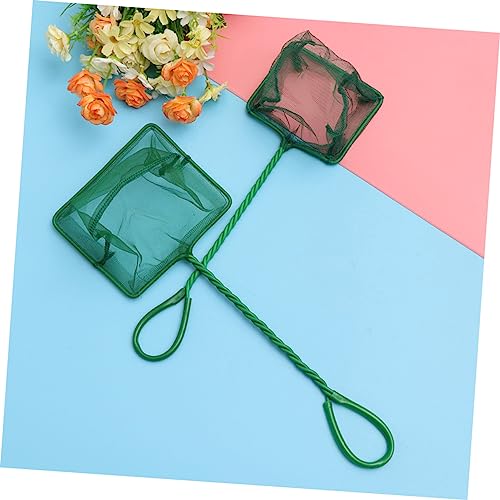 Toddmomy Fish Net Liquid Fishing Net Traps Goldfish Decor Article Automatic Water Pour Bait Fishnets Lid Skimmer - size: 46.4X19.5CM