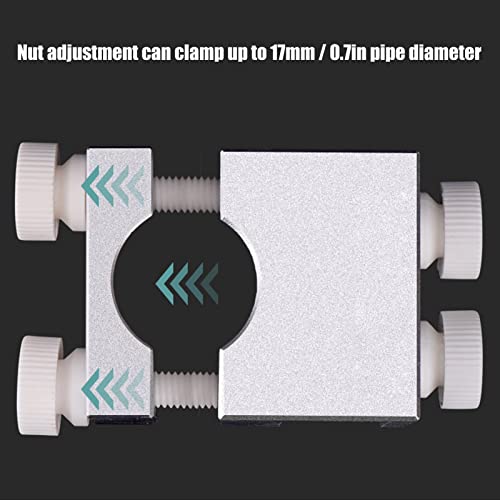 Fish Tank Fixture Holder, Aquarium Hose Clamp, Water Pipe Light Stand Holder with Plastic Nut, for Aquarium Water Pipe Light Stand, Plastic, 816mm, 0.30-0.6in Cylinder Wall