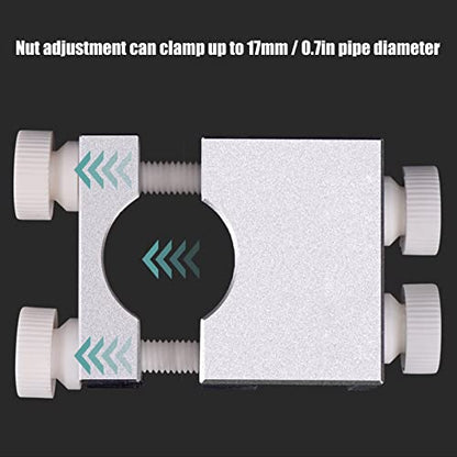 Fish Tank Fixture Holder, Aquarium Hose Clamp, Water Pipe Light Stand Holder with Plastic Nut, for Aquarium Water Pipe Light Stand, Plastic, 816mm, 0.30-0.6in Cylinder Wall