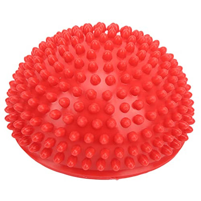 Massage Ball, Rubber Therapy Ball for Deep Tissue Relief & Muscle Recovery, Portable Self Massage Tool for Gym Office Home Use (Red) - color: Red