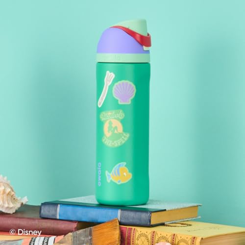 Owala Princess FreeSip Stainless Steel Water Bottle 24 oz Ariel - color: Ariel, size: 24 Ounces