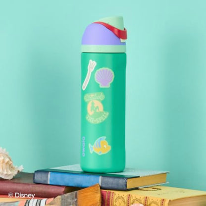 Owala Princess FreeSip Stainless Steel Water Bottle 24 oz Ariel - color: Ariel, size: 24 Ounces