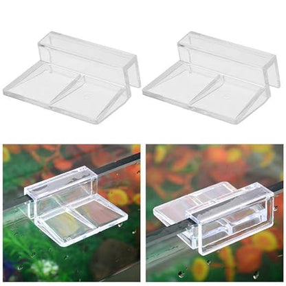50 Pcs Acrylic Bracket for Rimless Aquarium – Secure Glass Cover Support for Fish Tank Lid(A1) - size: A1