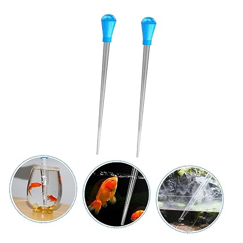Ciieeo 2pcs Large Graduated Pipettes Multifunctional Liquid Transfer Droppers for Kitchen Fish Tanks and Laboratory Use Accurate Measurement Tools Plastic