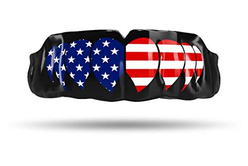 Impact Custom Professional All Sports Mouthguard -Flag Series - color: America Fangs