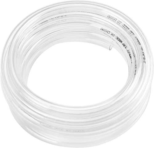 5ft x 1-1/4" ID Clear Vinyl Tubing, Flexible Hybrid PVC Tubing Hose, Lightweight Plastic Tube UV Chemical Resistant Vinyl Hose, BPA Free and Non Toxic - size: ID 1.25 INCH, style: 5 Feet