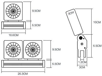 Aquarium Chillers Aquarium Fan Fish Tank Cooling Fan Marine 2 Fan