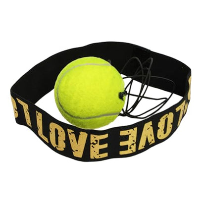 Boxing Reflex Ball Headband Adjustable Headband Hand Eye Coordination Training Reflex Punching Ball for Home Gym MMA Workout