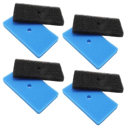 MDEOOSKY 4 Sets Pond Filter Sponge Pads, Coarse and Fine Filter Media Replacement for 52231 52229 Filter Box, for Outdoor Pond Aquariums Fountains, Compare to Part# 871980305528