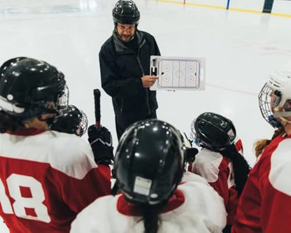 Hockey whiteboard for Coach,Hockey Coaching Board,Double-Sided Hockey Dry Erase Board for Coaches