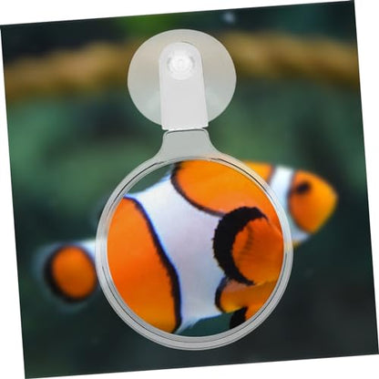 TOYANDONA Aquarium Glass Cup Easy Install Fish Tank Viewer for Small Animals Plants and Landscapes Lens for Observation