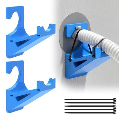 2 Pcs Pool Hose Holders, Universal Fit for Most Above Ground Pools, Anti-Sagging Pipe Support Bracket Pool Accessories