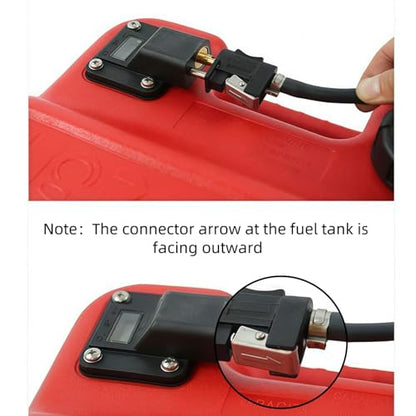 Marine Tank, 3Gallon Outboard Marine Boat Transfer Tank with Fuel Line , Easy to Carry for Outboard Engine Boats,Fishing Boat, Deck Boat,Yacht (12L) - size: 12L